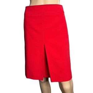 New Sz 0 Loft Red Skirt